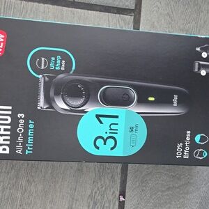 Braun‎ All-in-One 3 Trimmer – 3-in-1 Grooming Kit (NEW)